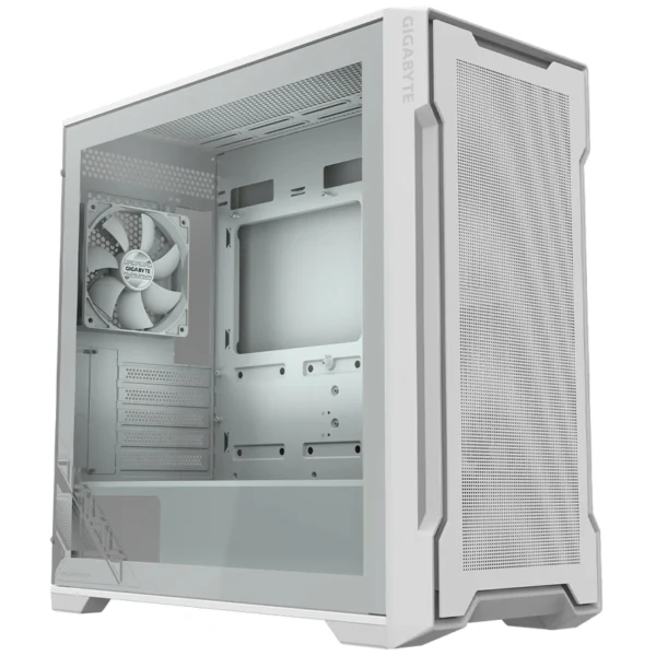 Gabinete Gamer Gigabyte GB-C102GI Glass Ice Mid Tower 2 Cooler - Branco | C102 Glass Ice