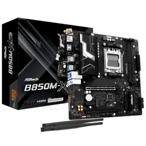 Placa Mãe ASRock B850M-X Wi-Fi R2.0 Socket AM5 DDR5