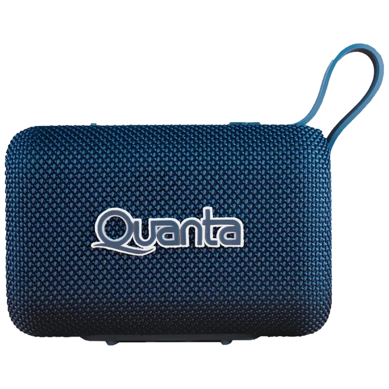 Caixa de Som Quanta QTSPS80 Mini Bluetooth TWS Micro SD - Azul 8W IPX5 | Entrada USB - Imagem 3