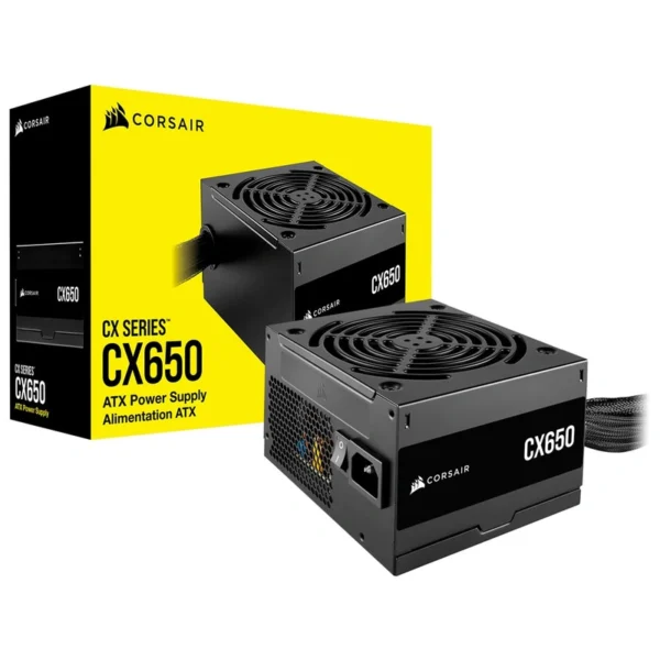 Fonte de Alimentação Corsair CX650 650W ATX Não Modular 80 Plus Bronze - CP-9020278-BR