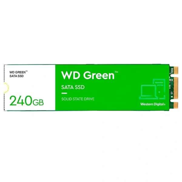 SSD Western Digital M.2 240GB Green SATA 3 - WDS240G3G0B SATA 3 - 6Gb/s | WD Verde