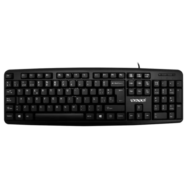 Teclado Satellite AK-910 USB Espanhol - Preto Com fio