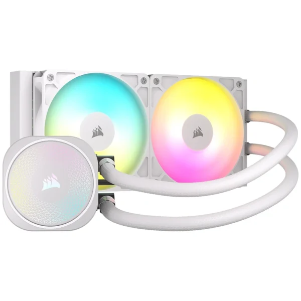 Water Cooler para Processador Corsair Nautilus 240 RS ARGB 240MM - Branco (CW-9060094-WW)