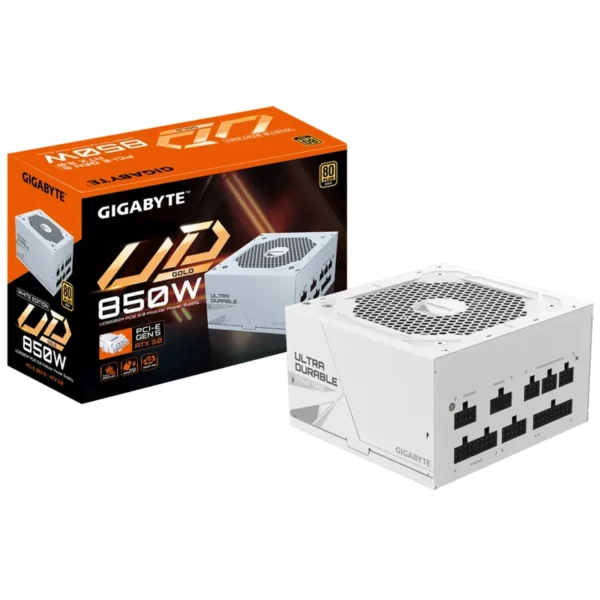 Fonte de Alimentação Gigabyte GP-UD850GM PG5W 850W ATX Modular 80 Plus Gold