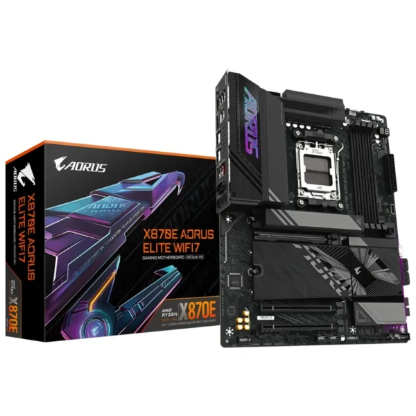 Placa Mãe Gigabyte X870E AORUS Elite Wi-Fi7 Socket AM5 DDR5 AMD X870E ATX | 4 SATA3