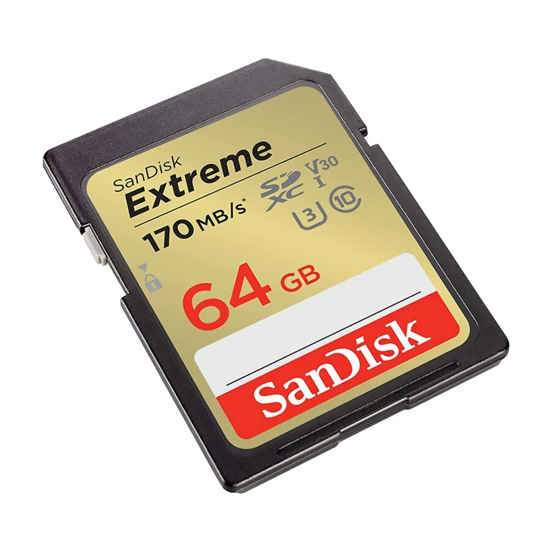 Cartão de Memória SD SanDisk Extreme U3 V30 64GB SDSDXV2-064G-GNCIN - Imagem 2