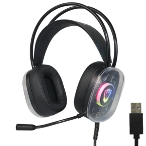 Headset Gamer Satellite GH-553 RGB Com Fio - Preto