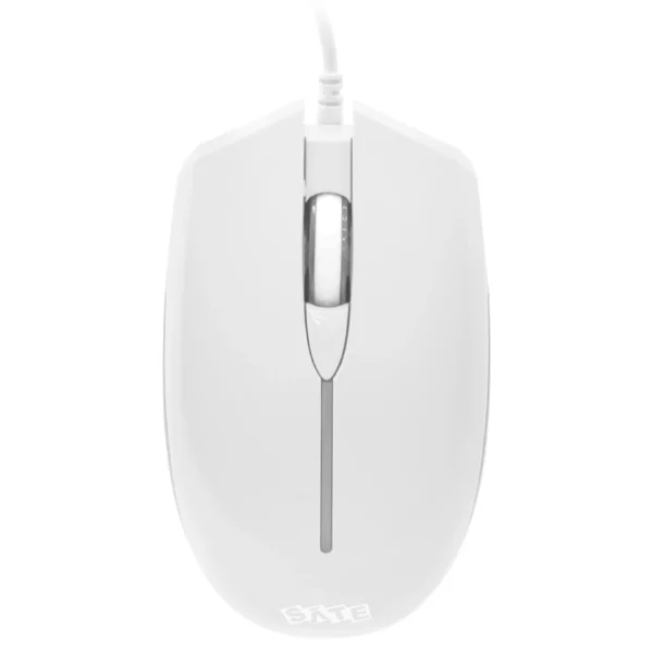 Mouse Satellite A-512 USB - Branco Com Fio