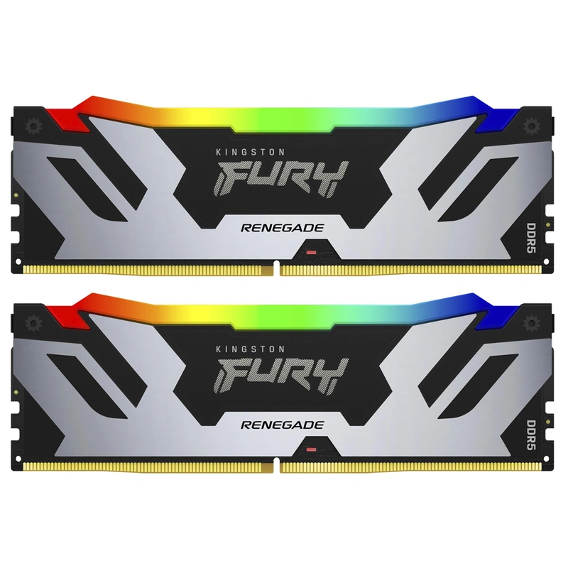 Memória RAM Kingston Fury Renegade DDR5 96GB (2x48GB) 6000MHz RGB Preto (KF560C32RSAK2-96)