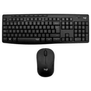Teclado + Mouse Logitech MK295 Wireless Espanhol - Preto (920-009792)