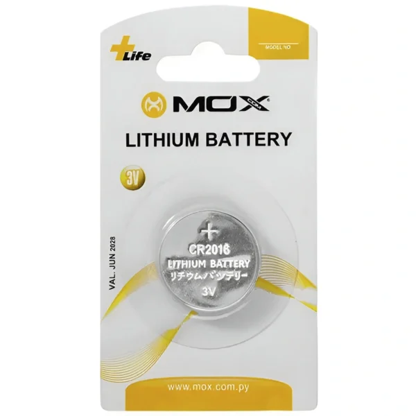 Bateria Mox MO-2016 Lithium CR2016 3V