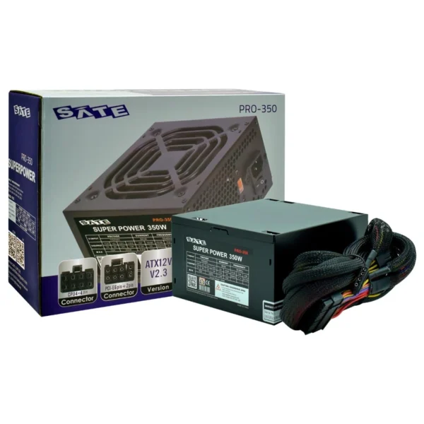 Fonte de Alimentação Satellite PRO-350 Super Power 350W ATX Semi Modular | Preto