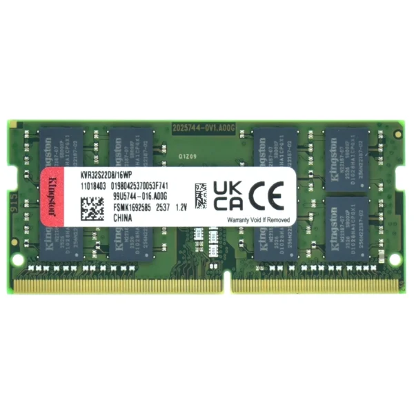 Memória RAM para Notebook Kingston DDR4 16GB 3200MHz - KVR32S22D816WP 32GB | Fury Beast