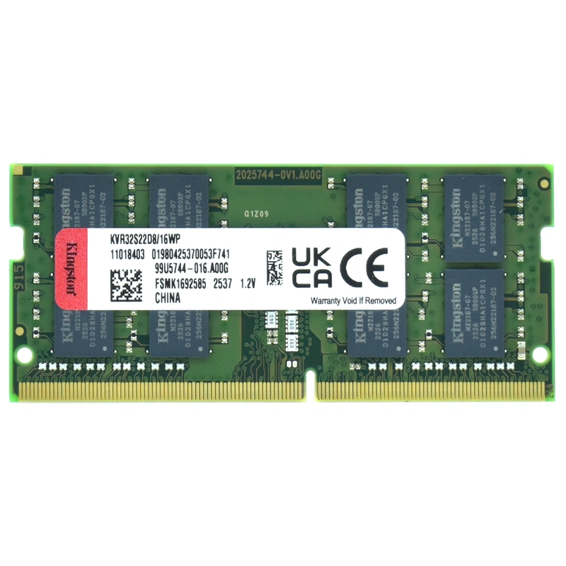 Memória RAM para Notebook Kingston DDR4 16GB 3200MHz - KVR32S22D816WP 32GB | Fury Beast