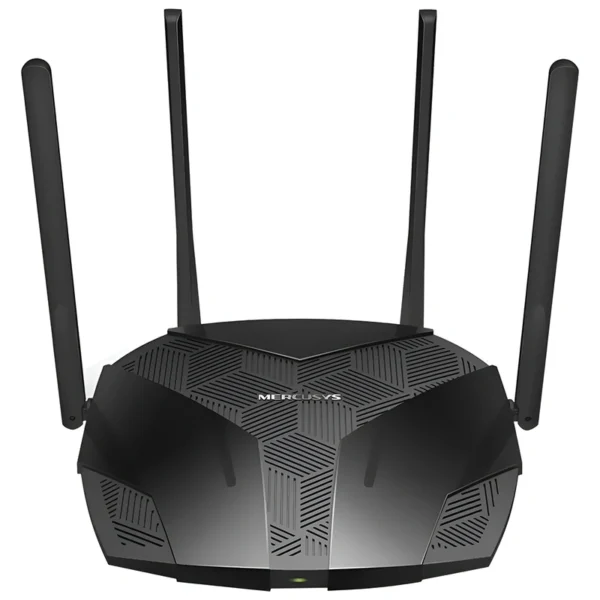Roteador Mercusys MR70X AX1800 Dual Band 2.4GHz 5GHz Wi-Fi 6 4 Antenas - Preto