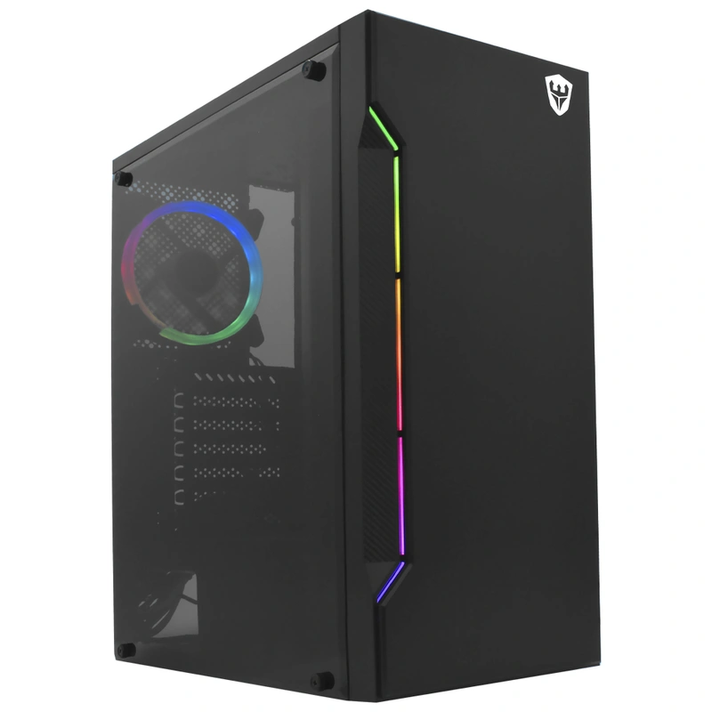 Gabinete Gamer Satellite 1101K ATX 1 Cooler RGB - Preto