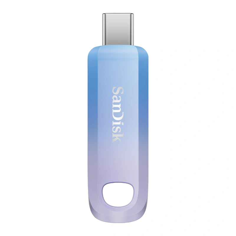 Pendrive SanDisk Z75 Creator 512GB USB-C 3.2 - Azul Roxo (SDCZ75C-512G-G46)