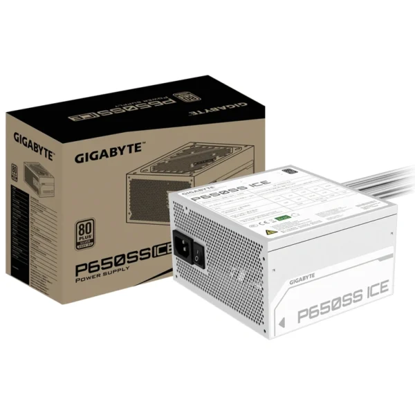 Fonte de Alimentação Gigabyte GP-P650SS Ice ATX Não Modular 80 Plus Silver | 650W