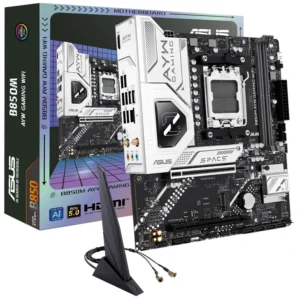 Placa Mãe ASUS B850M AYW Gaming Wi-Fi Socket AM5 DDR5