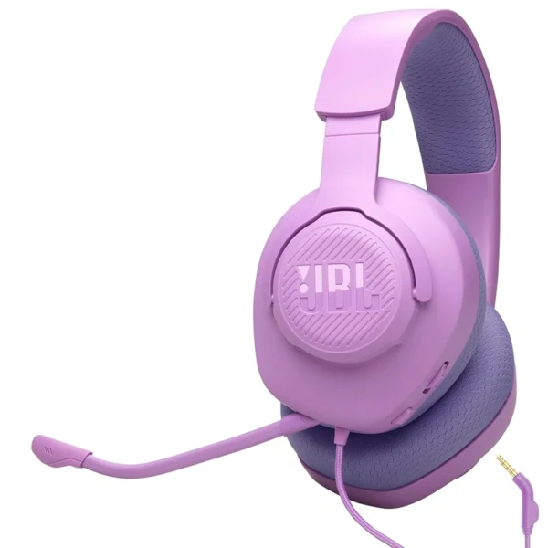 Headset Gamer JBL Quantum 100 M2 Com Fio - Roxo PC Analógico de 3.5 mm