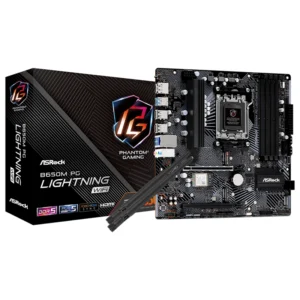 Placa Mãe ASRock B650M PG Lightning Wi-Fi Socket AM5 DDR5