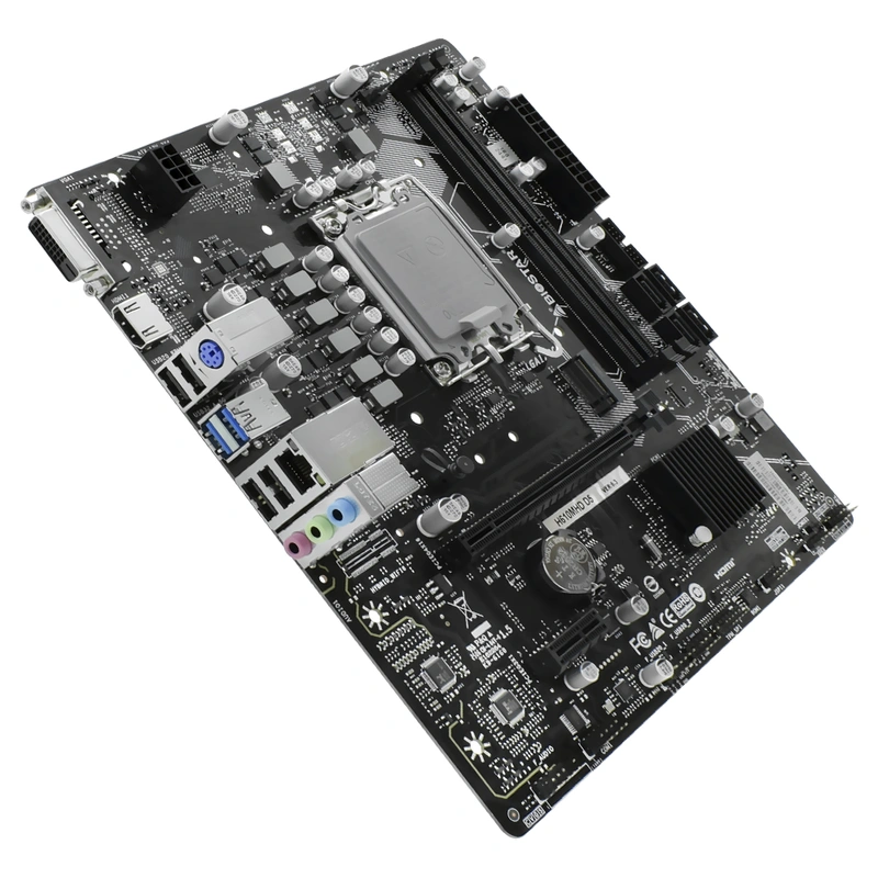 Placa Mãe Biostar H610MHD D5 Socket LGA 1700 DDR5 2 Slots DIMMs Dual Channel DDR5 4800MHz - Imagem 3