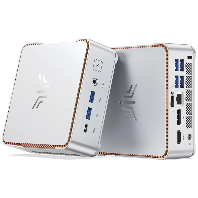 Mini PC Kamrui Hyper H2 Intel Core i9 14900HX 2.2GHz 32GB de RAM 1TB SSD Win11Pro Prata - Imagem 3