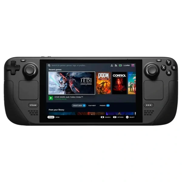 Console Portátil Valve Steam Deck LCD 256GB - Preto (V004286-50) 40 Wh | USB-C