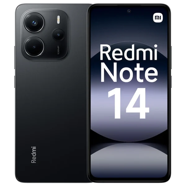 Celular Xiaomi Redmi Note 14 8GB de RAM 256GB Tela 6.67 Helio G99-Ultra | Midnight Preto