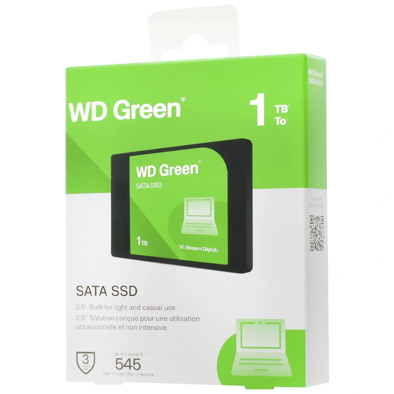 SSD Western Digital 1TB Western Green 2.5 SATA WDS100T5G0A | Verde - Imagem 3