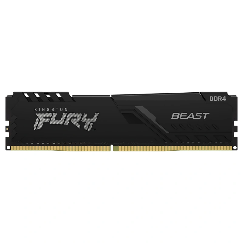 Memória RAM Kingston Fury Beast DDR4 8GB 3200MHz - Preto (KF432C16BB8) | KF432C16BB/8