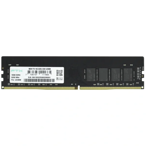 Memória RAM FTX DDR4 16GB 3200MHz - 111665 UDIMM