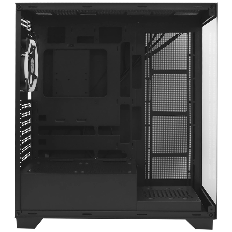 Gabinete Gamer Mtek MCG-DH80-B Mid Tower 1 Cooler RGB - Preto - Imagem 2