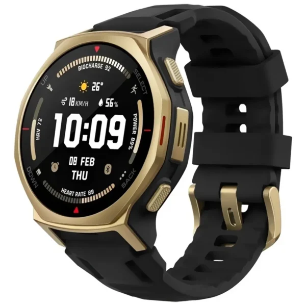 Relógio Smartwatch Amazfit T-Rex 3 Pro A2549 - PretoDourado 10 ATM Wi-Fi | Preto/Dourado