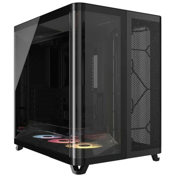 Gabinete Gamer Corsair Air 5400 Series CC-9011318-WW Mid Tower 3 Cooler ARGB - Preto
