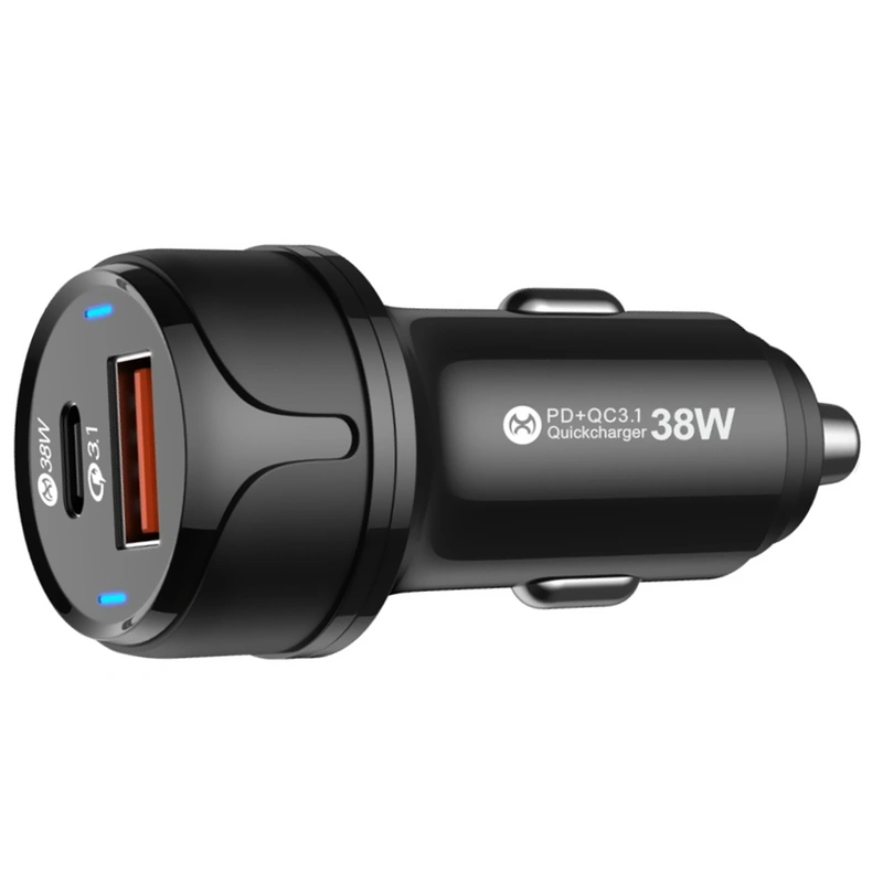 Carregador de Bateria Veicular MOX MO-CC320 38W USB USB-C - Preto - Imagem 2