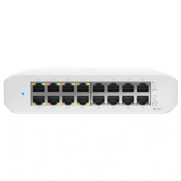 Hub Switch Unifi Ubnt USW-LITE-16-POE-BR 16 Portas Gigabit 45W