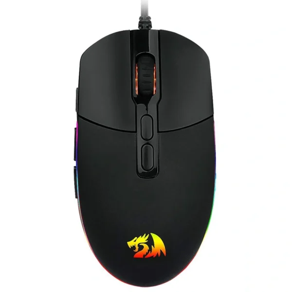 Mouse Gamer Redragon Invader M719 USB RGB - Preto Com fio
