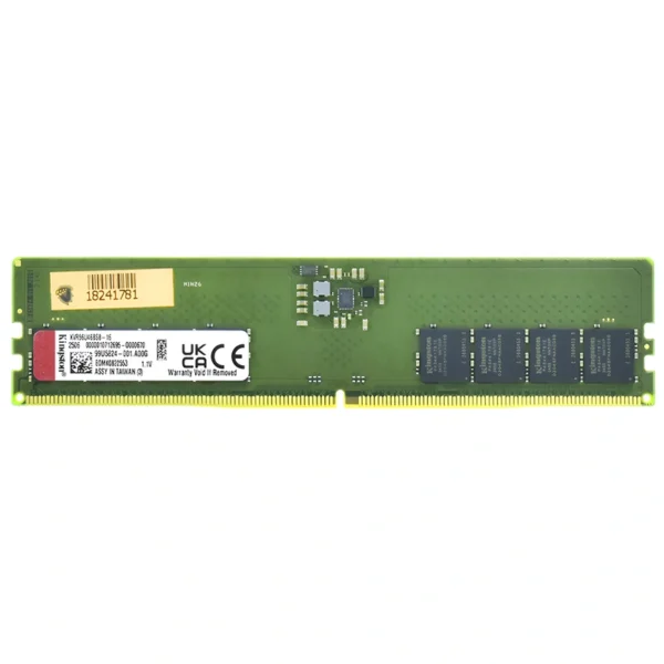 Memória RAM Kingston DDR5 16GB 5600MHz - KVR56U46BS8-16 UDIMM CL46
