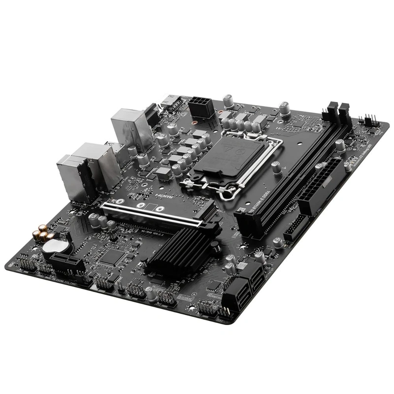 Placa Mãe MSI Pro B760M-E DDR4 Socket LGA 1700 DDR4 Intel B760 Micro ATX - Imagem 2