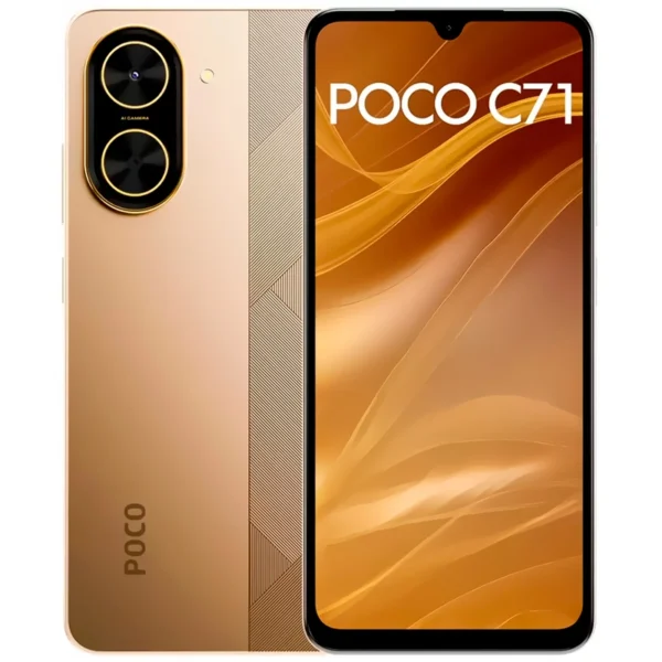 Celular Xiaomi POCO C71 3GB de RAM 64GB Tela 6.88 Unisoc T7250 Wi-Fi Dual SIM (nano)