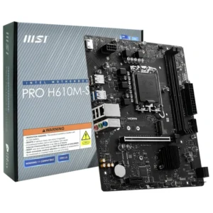 Placa Mãe MSI Pro H610M-S DDR4 Socket LGA 1700 DDR4