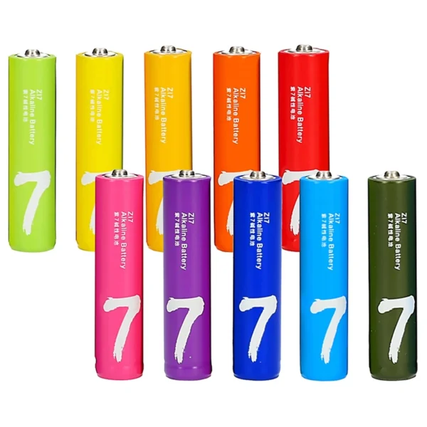 Pilhas Xiaomi Alkaline AAA LR03 com 10 Pilhas - BHR5394GL Alkaline Rainbow LR03 (AAA)