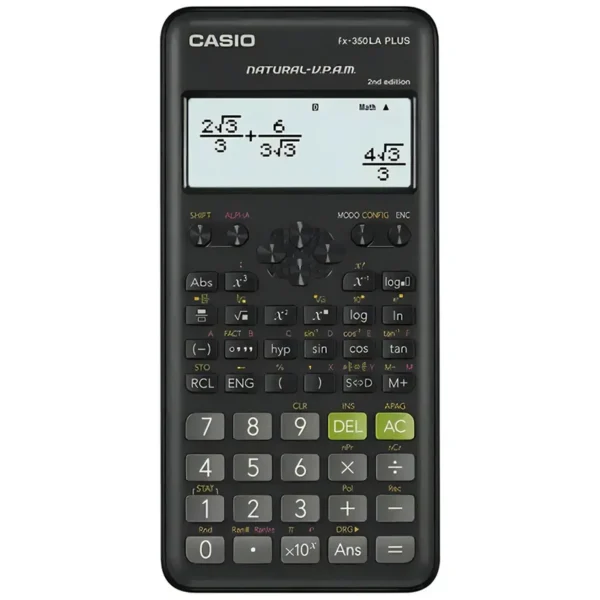 Calculadora Cientifica Casio FX-350LA Plus 2ND Edition - Preto