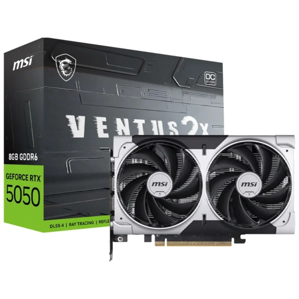 Placa de Vídeo MSI Ventus 2X OC 8GB GeForce RTX5050 GDDR6 - 912-V538-017 | 7680 x 4320