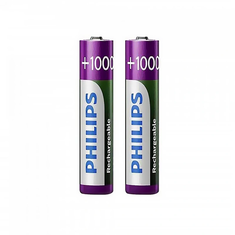 Pilhas Recarregável Philips AAA com 2 Pilhas 1000MAH - R03B2RTU1097 | R03B2RTU10/97 - Imagem 3