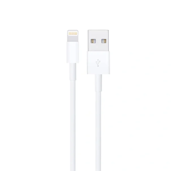 Cabo Apple Lightning A USB MXLY2ZMA 1M - Branco | MXLY2ZM/A