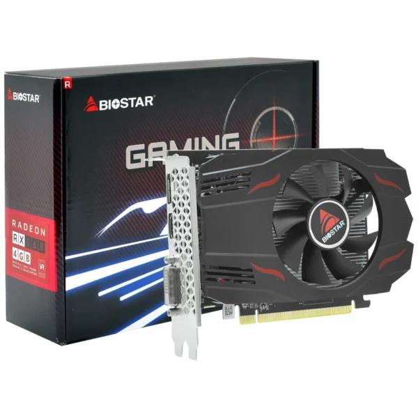Placa de Vídeo Biostar 4GB Radeon RX560 GDDR5 - VA5615RF41-XBARA-BS2