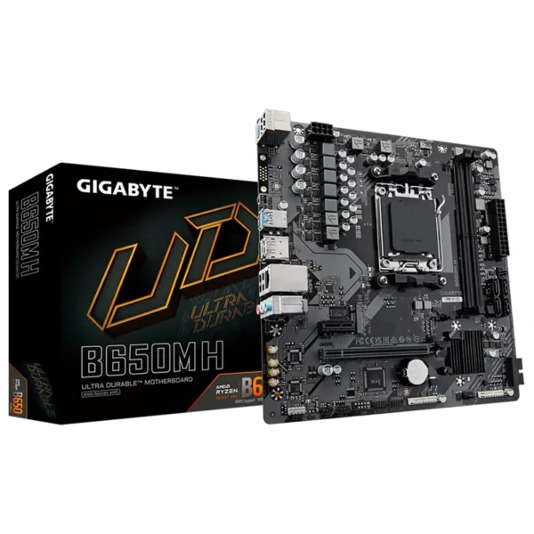 Placa Mãe Gigabyte B650M H Socket AM5 DDR5 AMD B650 2 Slots DIMM DDR5 Dual Channel