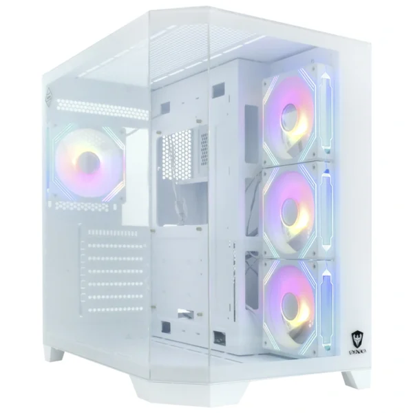 Gabinete Gamer Satellite K903 ATX 4 Cooler ARGB - Branco